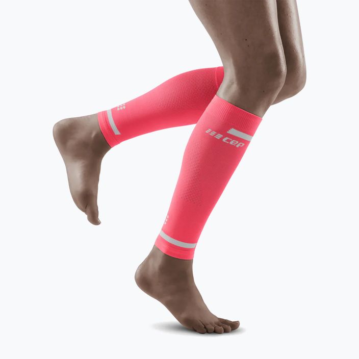 Benzi compresive de gambe pentru femei CEP The run 4.0 pink 4