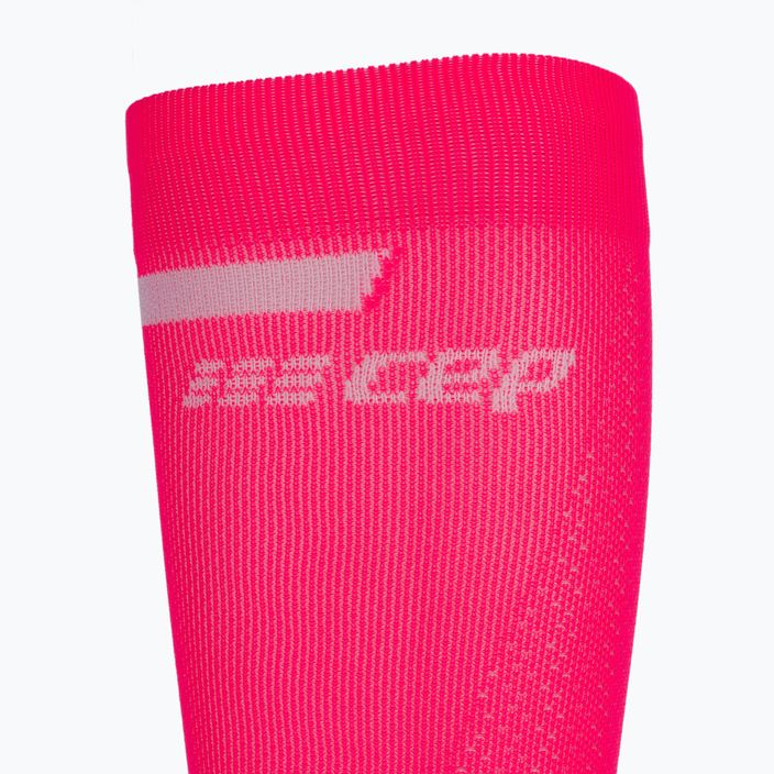 Benzi compresive de gambe pentru femei CEP The run 4.0 pink 3