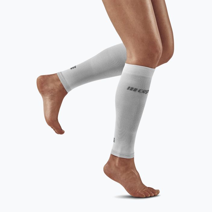 Benzi compresive de gambe pentru femei CEP Ultralight carbon white 4