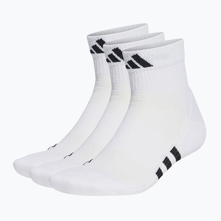 adidas Prf Cush Mid șosete 3 perechi alb