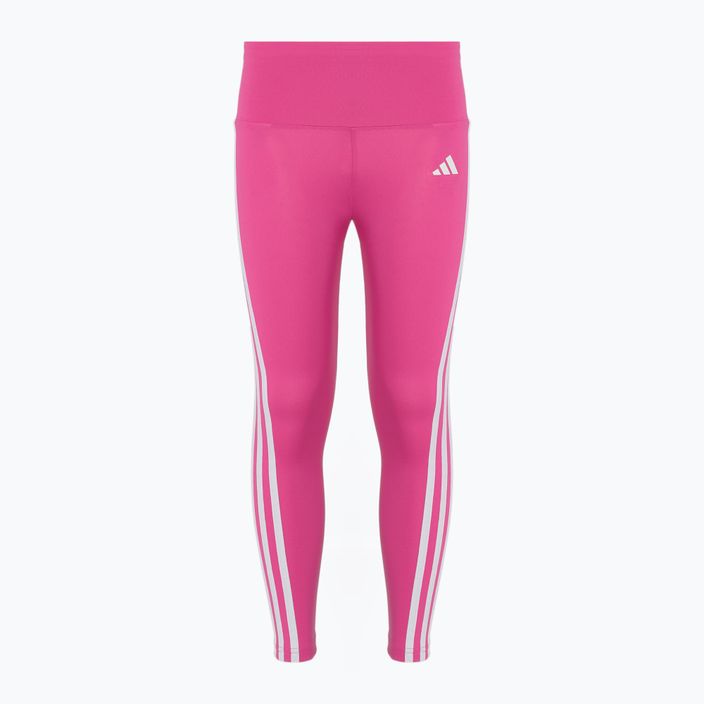 Colanți pentru copii adidas Essentials Aerorady 3-Stripes High Waisted semi lucid fuchsia/white