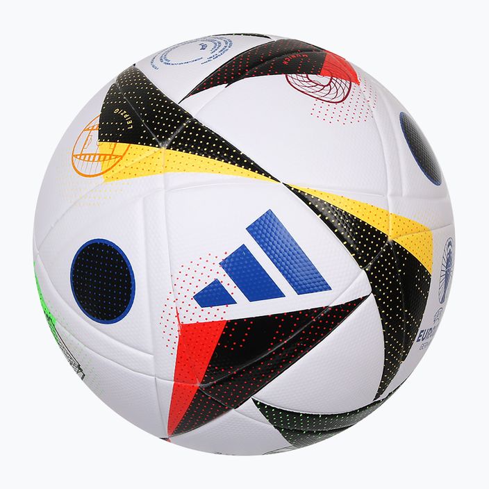 Minge de fotbal adidas Fussballliebe 2024 League Box white/black/glow blue mărime 4 2