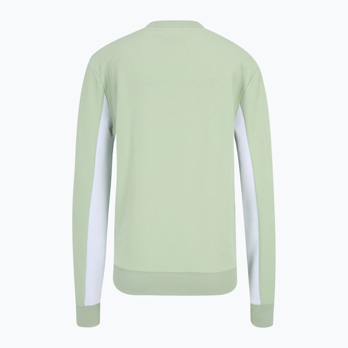Bluză pentru femei FILA Lishui smoke green/bright white 6