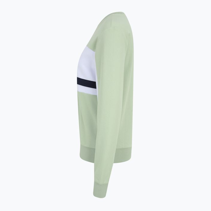 Bluză pentru femei FILA Lishui smoke green/bright white 7