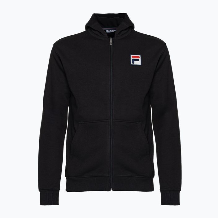 Hanorac FILA Bergede Loose Fit Zip Hoody black