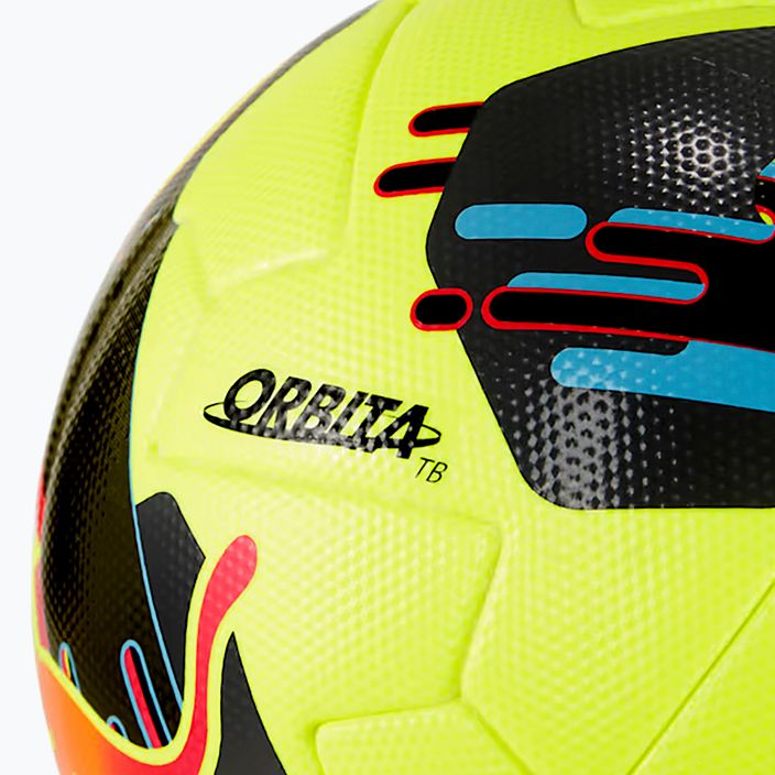 Minge de fotbal PUMA Orbita 2 TB FIFA Quality Pro lemon tonic/multicolor mărimea 5 3