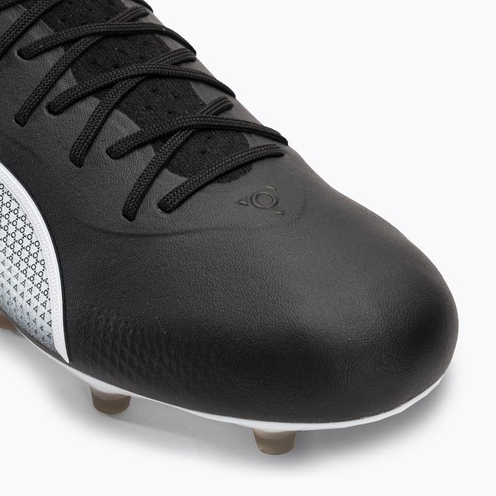 Ghete de fotbal pentru bărbați PUMA King Ultimate FG/AG puma negru/puma alb 7