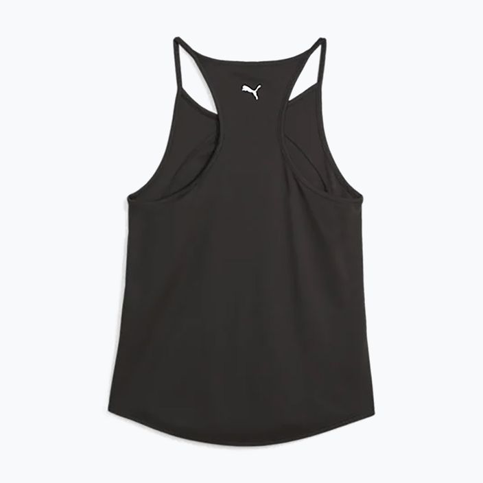 Tricou de antrenament pentru femei PUMA Fit Fashion Ultrabreathe Allover Tank puma negru/puma alb 2