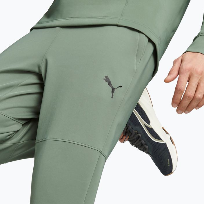 Pantaloni de trening pentru bărbați PUMA Fit Double Knit Jogger pentru bărbați eucaliptus 8