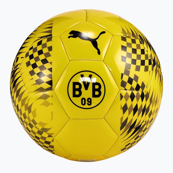 Minge de fotbal PUMA Borussia Dortmund FtblCore cyber yellow/puma black mărimea 5