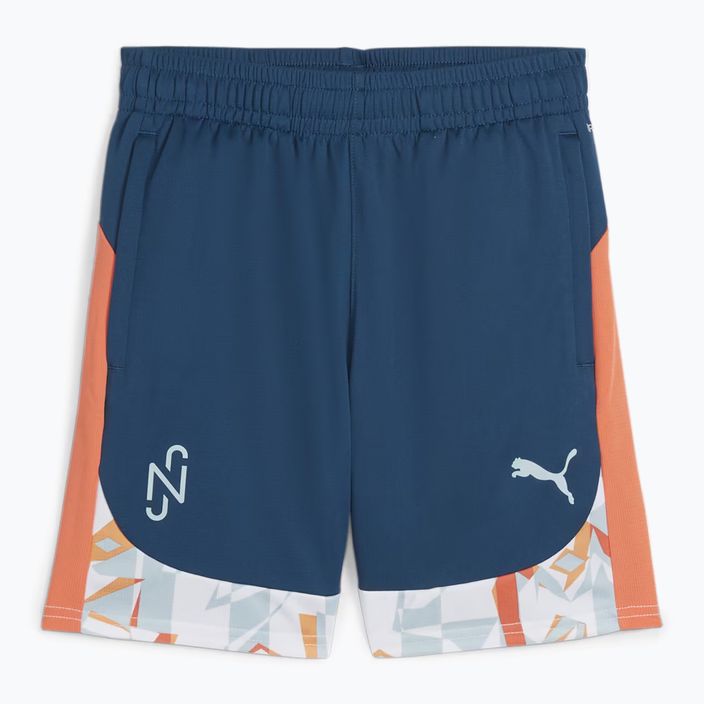 Pantaloni scurți de fotbal pentru copii PUMA Neymar JR Creativity Training ocean tropic/hot heat