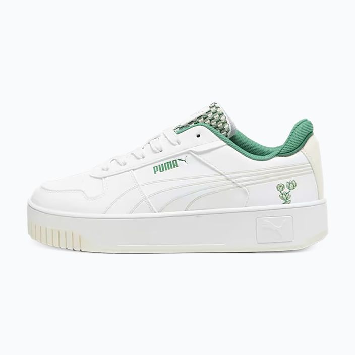 Încălțăminte pentru femei PUMA Carina Street Blossom puma white/sugared almond/archive green