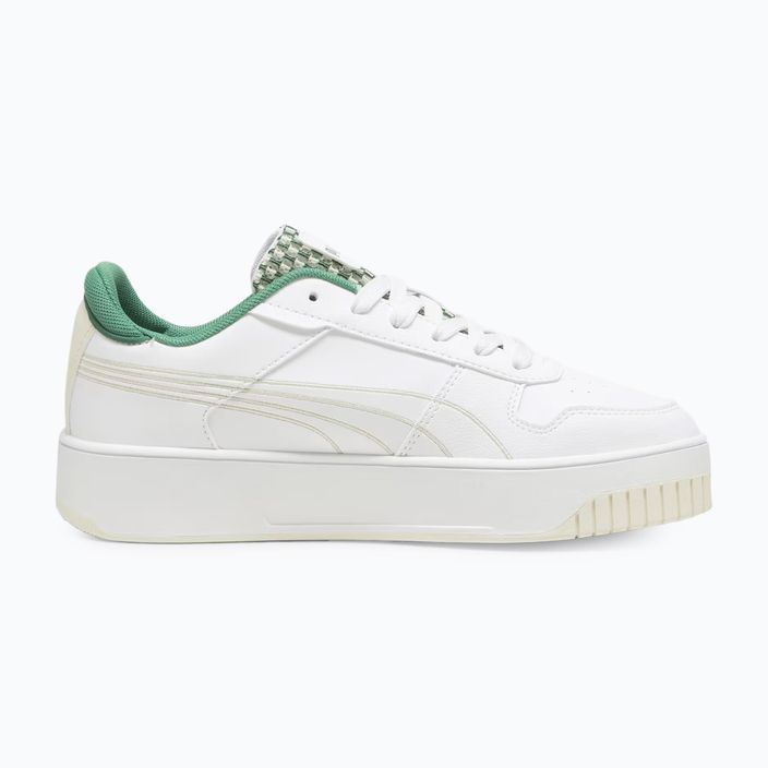 Încălțăminte pentru femei PUMA Carina Street Blossom puma white/sugared almond/archive green 2