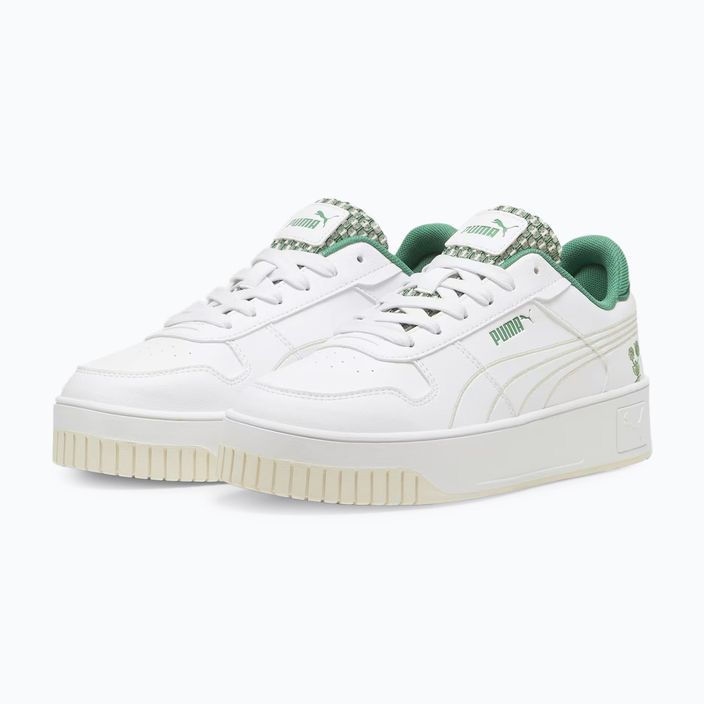 Încălțăminte pentru femei PUMA Carina Street Blossom puma white/sugared almond/archive green 3