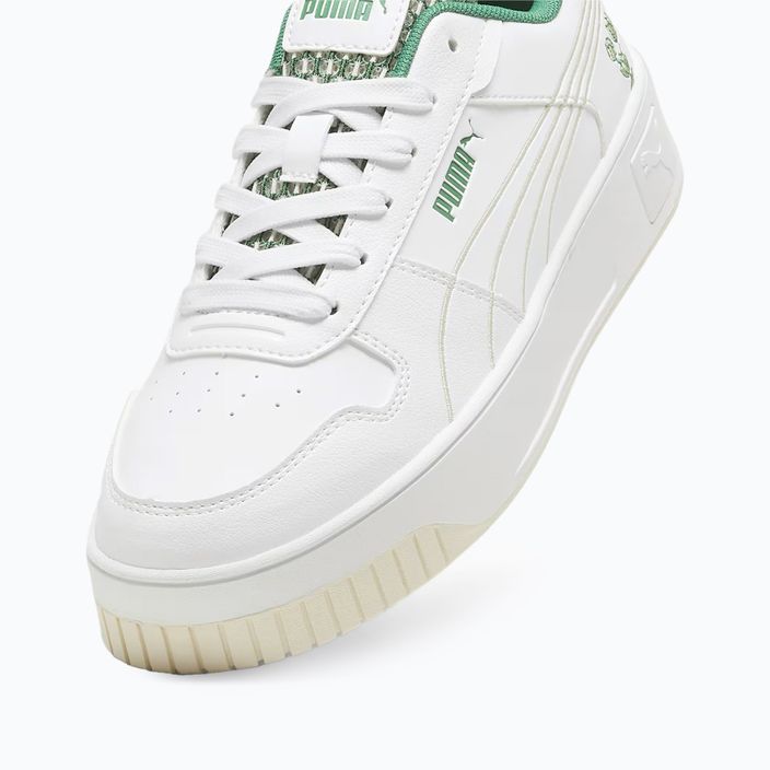 Încălțăminte pentru femei PUMA Carina Street Blossom puma white/sugared almond/archive green 5