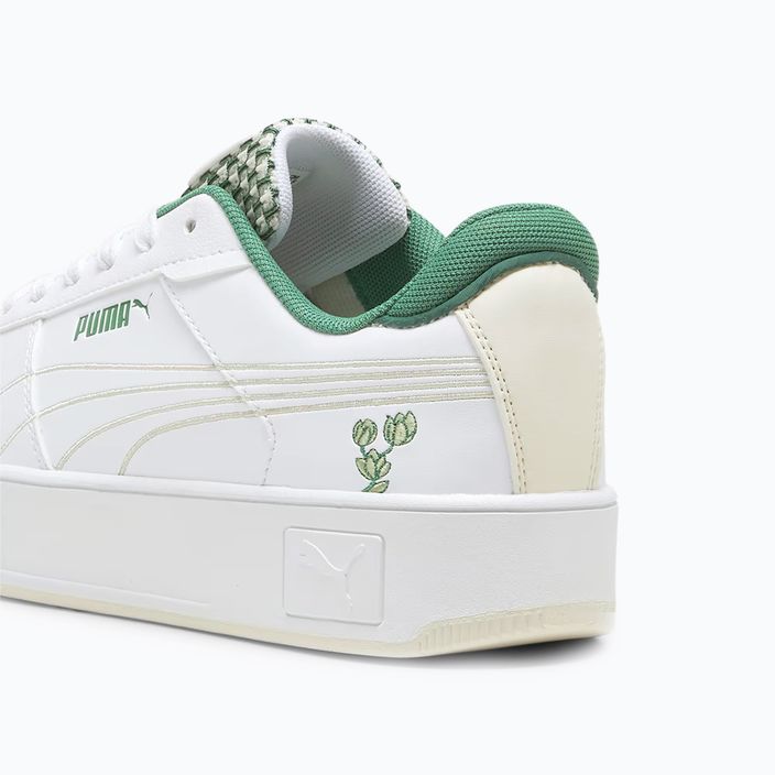 Încălțăminte pentru femei PUMA Carina Street Blossom puma white/sugared almond/archive green 6