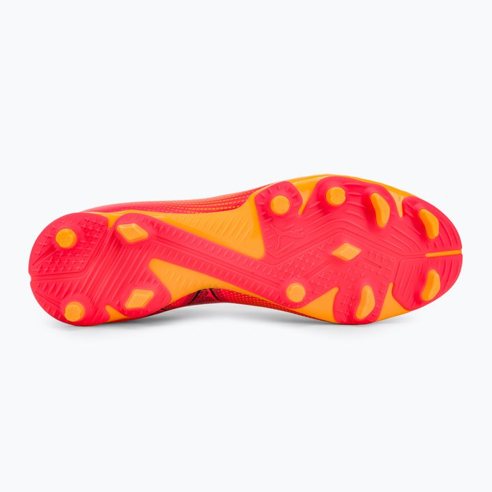 Încălțăminte de fotbal PUMA Future 7 Play FG/AG sunset glow/puma black/sun stream 4