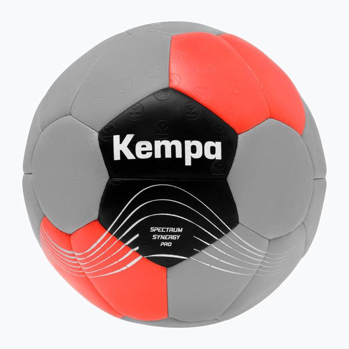 Minge de handbal Kempa Spectrum Synergy Pro gri/roșu mărime 2 5