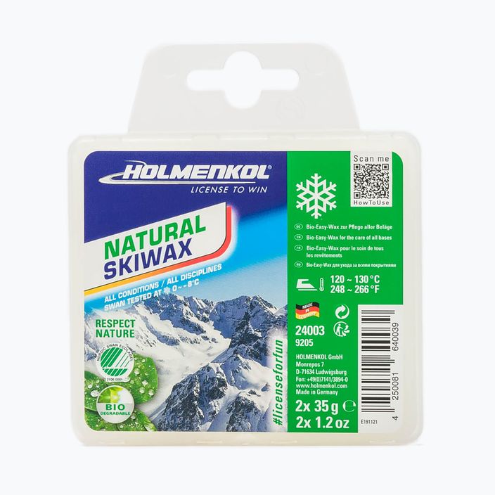 HOLMENKOL Natural Ski Wax 2x35g unsoare de schi 24003
