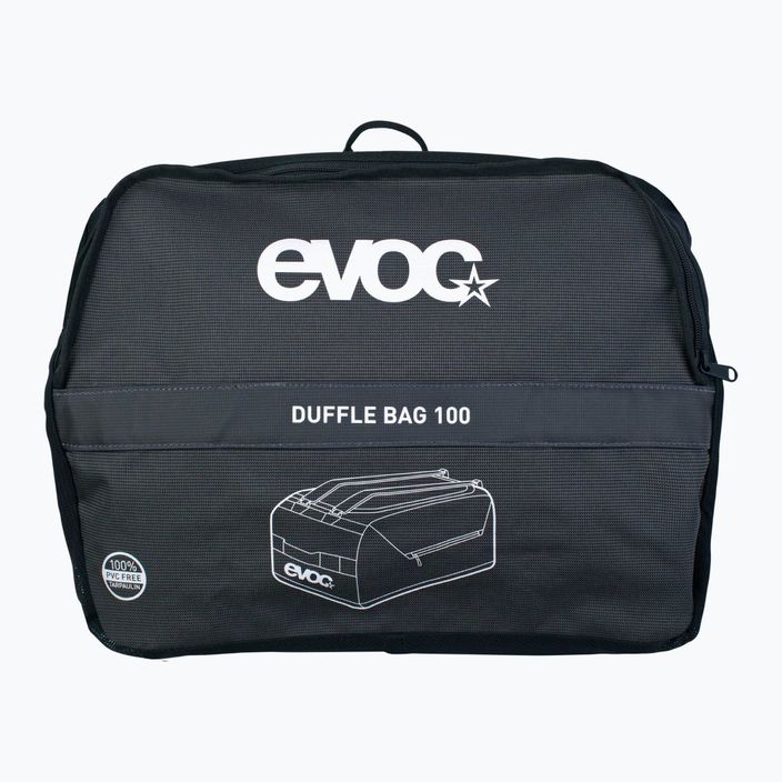 EVOC Duffle 100 sac impermeabil gri închis 401219123 2
