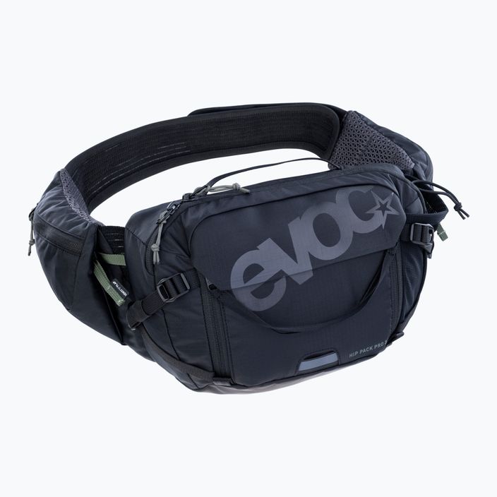 Borsetă EVOC Hip Pack Pro 3 l cu rezervor 1.5 l black