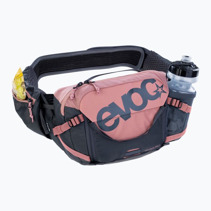 Borsetă EVOC Hip Pack Pro 3 l cu rezervor 1.5 l dusty pink/carbon grey 7