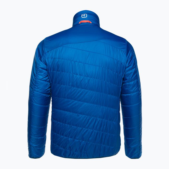 Jachetă hibridă Ortovox Swisswool Piz Boval pentru bărbați albastru reversibil 6114100041 2