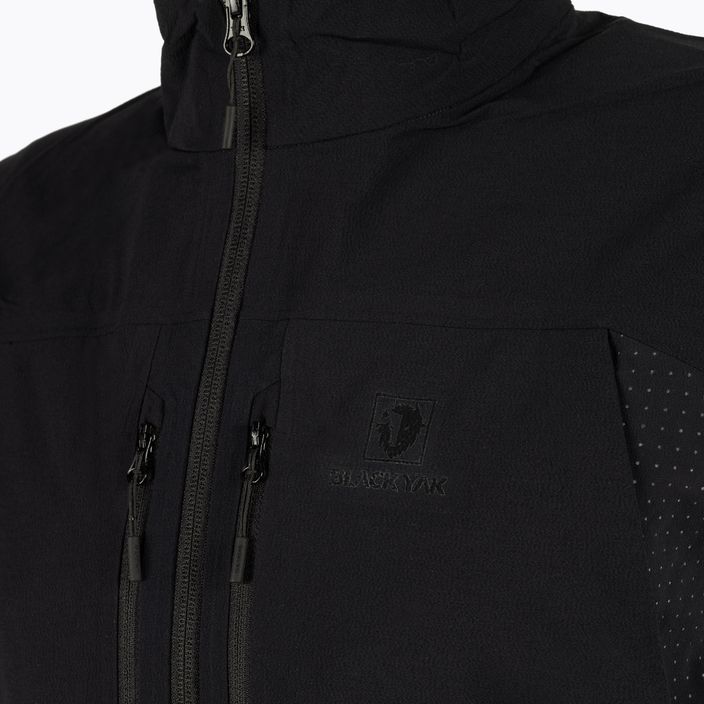 Jachetă pentru bărbați BLACKYAK Tulim Convertible Lime Punch negru 1900014GS 3