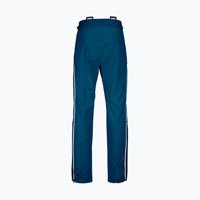Pantaloni cu membrană Ortovox Westalpen 3L albastru marin deschis pentru bărbați 7025300017 6