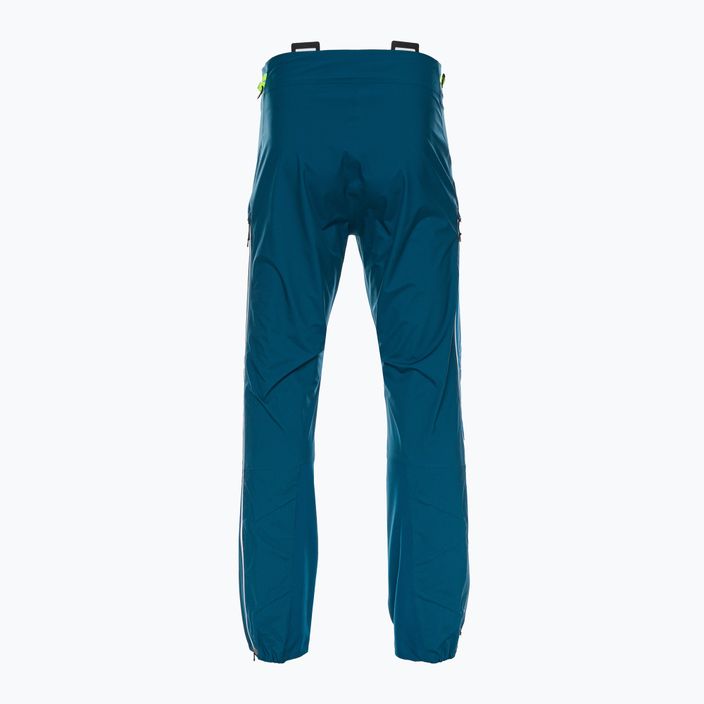 Pantaloni cu membrană Ortovox Westalpen 3L albastru marin deschis pentru bărbați 7025300017 2