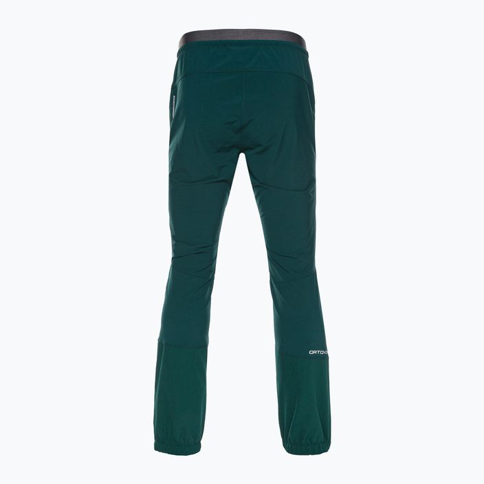 Pantaloni bărbătești softshell Ortovox Berrino verde 6037400020 2