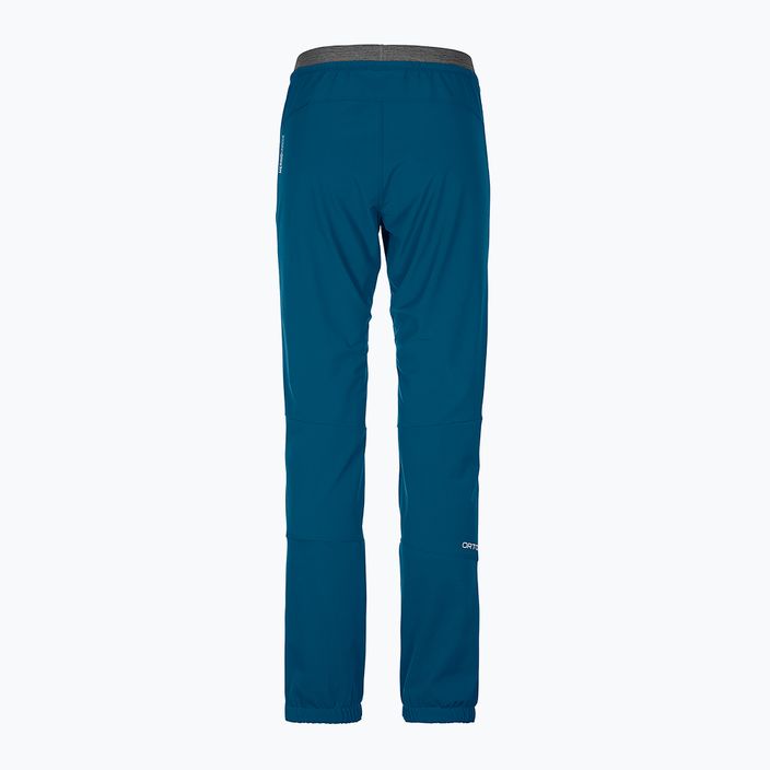 Pantaloni softshell pentru femei Ortovox Berrino albastru 6027400034 2