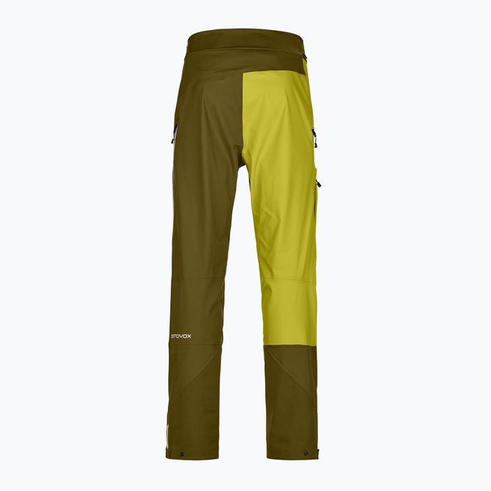 Pantaloni de schi pentru bărbați Ortovox 3L Ortler verde 7071800006 6