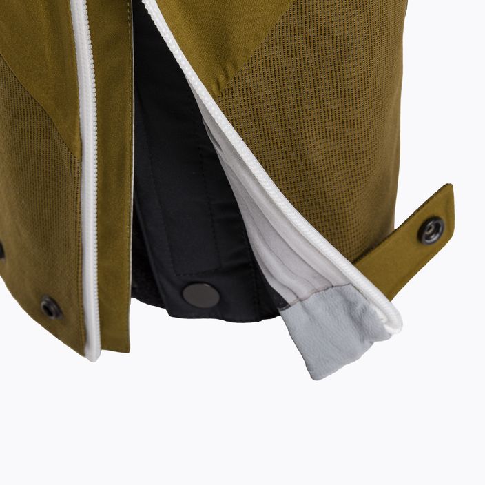 Pantaloni de schi pentru bărbați Ortovox 3L Ortler verde 7071800006 4