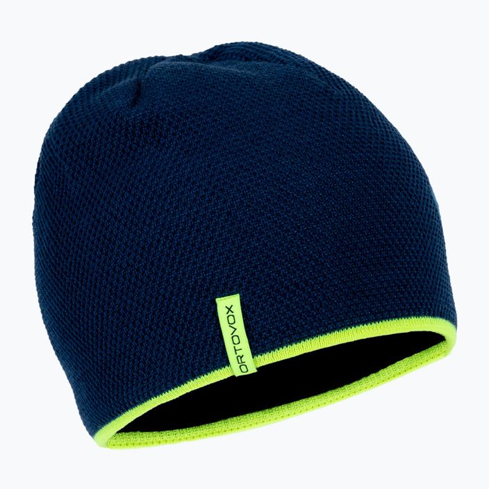 Ortovox Merino Merino Logo Knit șapcă de trekking albastru 68033