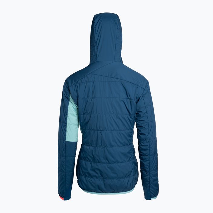 Jachetă hibridă ORTOVOX Swisswool Piz Duan albastru pentru femei 6122700037 2