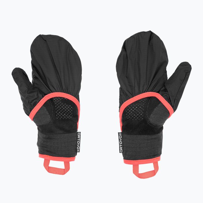 Mănuși de schi pentru femei ORTOVOX Fleece Grid Cover negru corb negru 4