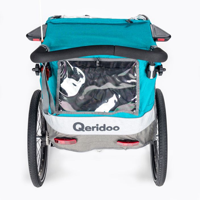 Remorcă pentru biciclete cu un singur loc Qeridoo Sportrex1 albastru Q-SR1-21-P 5