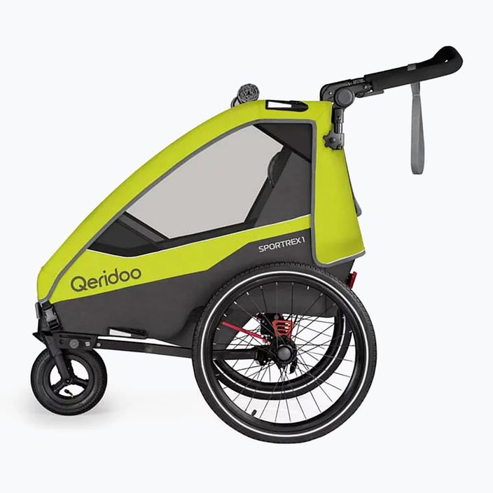 Remorcă pentru bicicletă Qeridoo Sportrex 1 new lime green 2