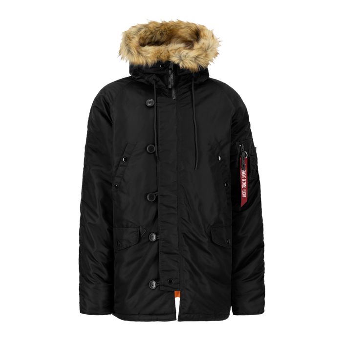 Alpha Industries jachetă pentru bărbați N-3B VF negru 2