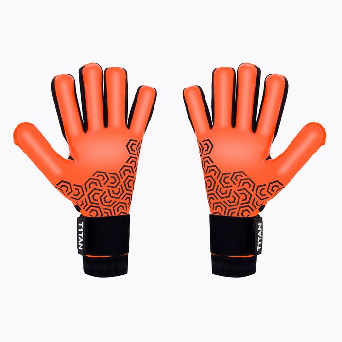 Mănuși de portar T1TAN Shocking Beast 2.0 (FP) portocaliu/negru 202104 2