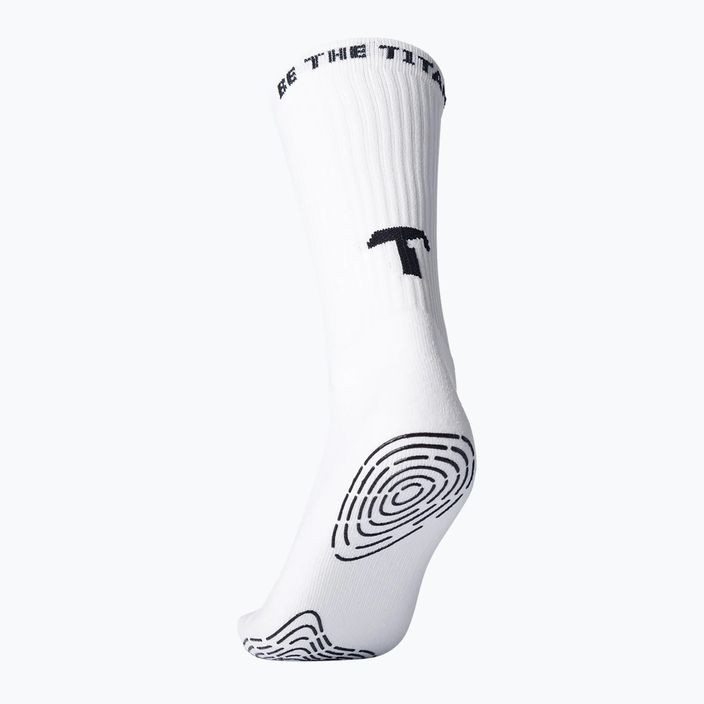 Șosete de fotbal T1TAN Grip Socks white 2