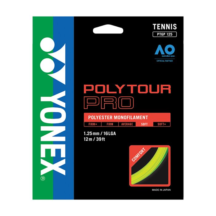 Corzi de tenis YONEX Poly Tour Pro Set galben 2