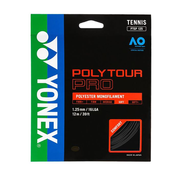Tenis Stretch YONEX Poly Tour Pro Set negru 2