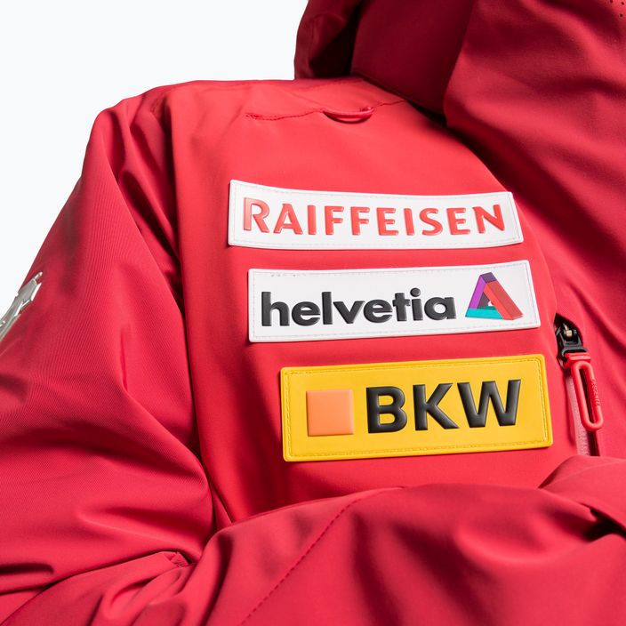 Jachetă de schi pentru bărbați Descente Swiss National Team Replica 86 roșu DWMUGK20 10
