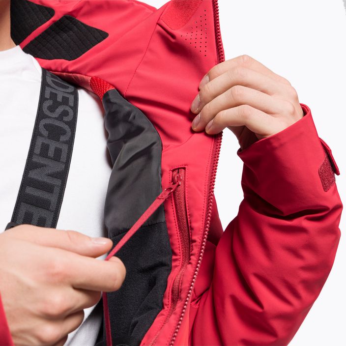 Jachetă de schi pentru bărbați Descente Swiss National Team Replica 86 roșu DWMUGK20 15