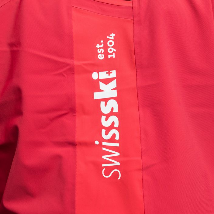 Jachetă de schi pentru bărbați Descente Swiss National Team Replica 86 roșu DWMUGK20 17