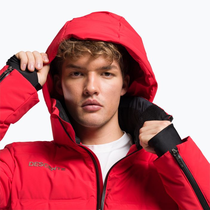 Jachetă de schi pentru bărbați Descente Swiss Down 85 roșu DWMUGK22 5