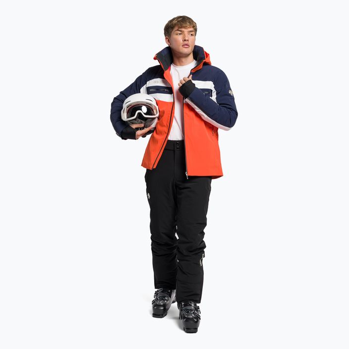 Jachetă de schi pentru bărbați Descente Carter 30 portocaliu DWMUGK23 2