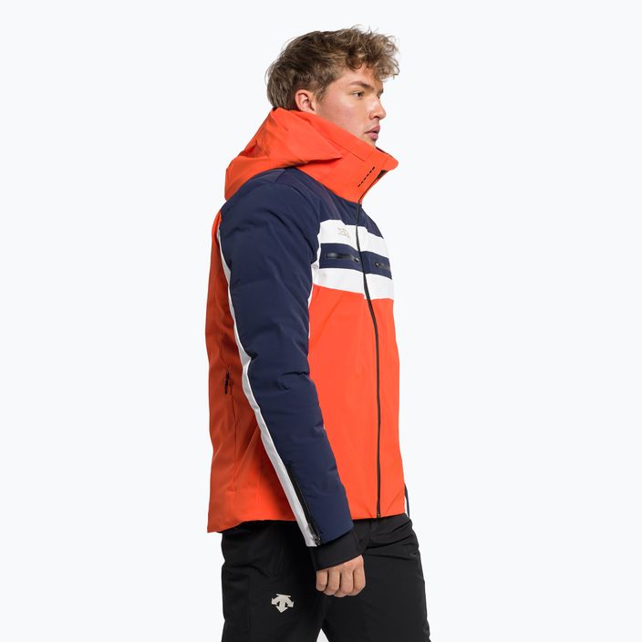 Jachetă de schi pentru bărbați Descente Carter 30 portocaliu DWMUGK23 3